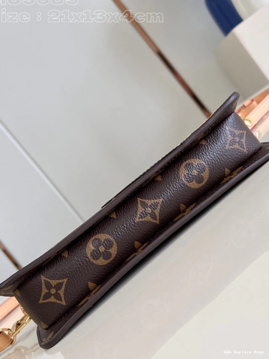 Aaa replica ru VUITTON Lexington Pouch-21.5*13*4.5CM LOUIS 0709